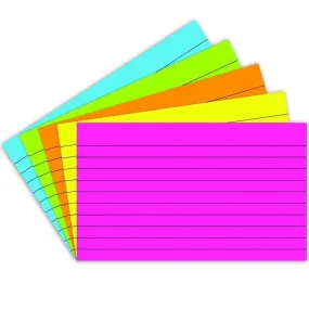 (10 Pk) Index Cards 3 X5 Lined Brite