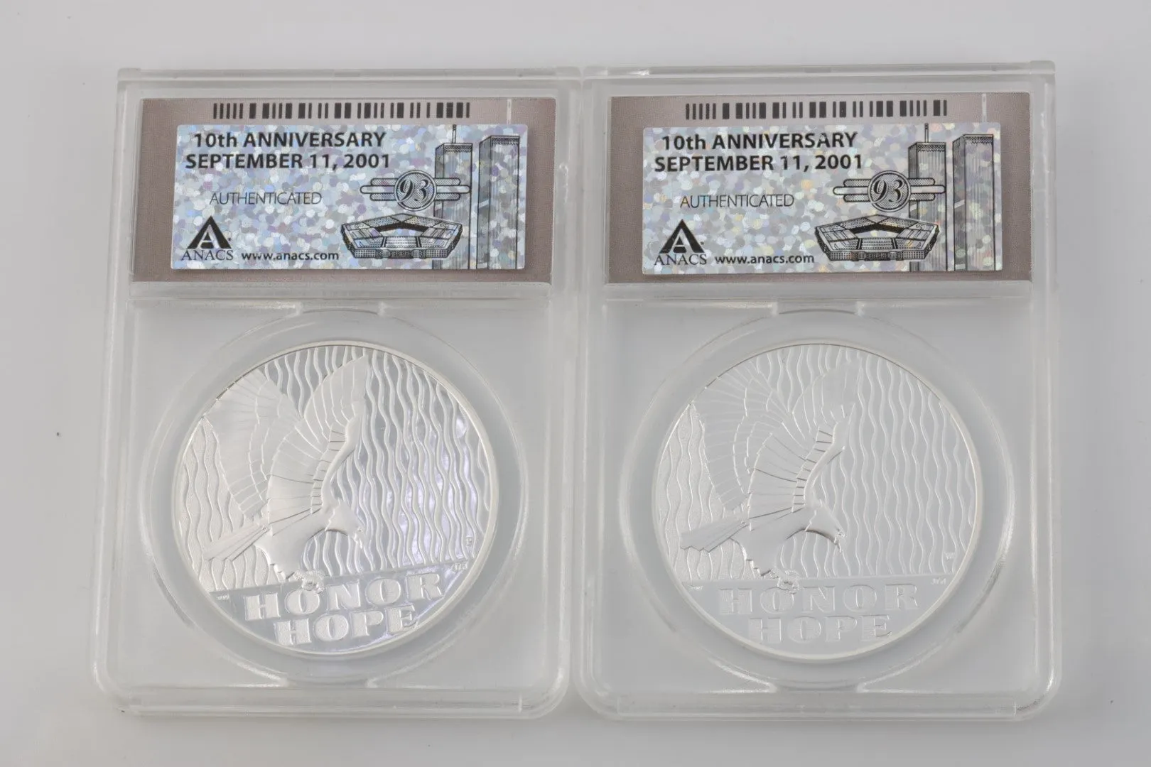 2001-2011 September 11 National Medal 999 Silver Coin Set (56.56g.)