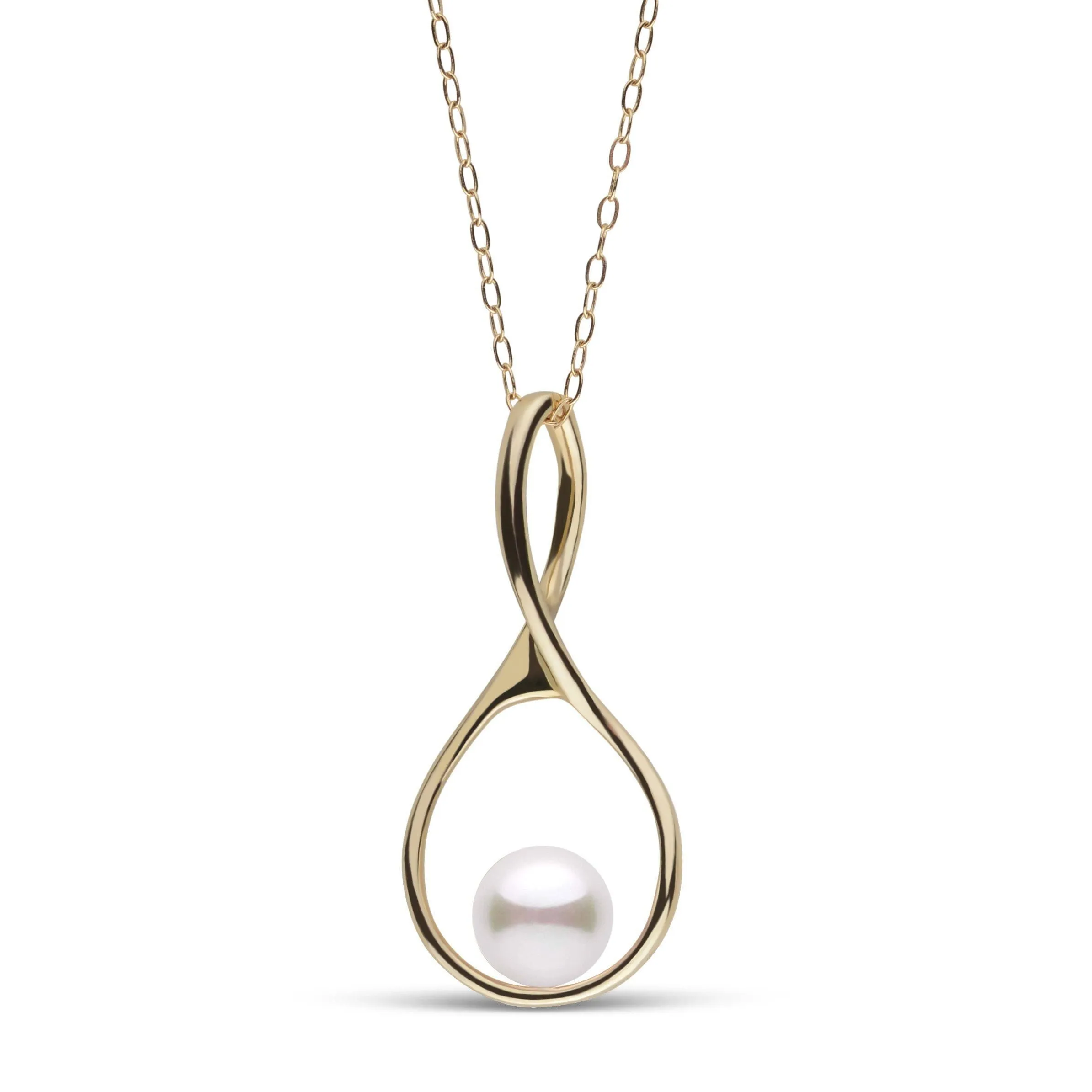 6.5-7.0 mm Akoya Pearl Wishbone Collection Pendant