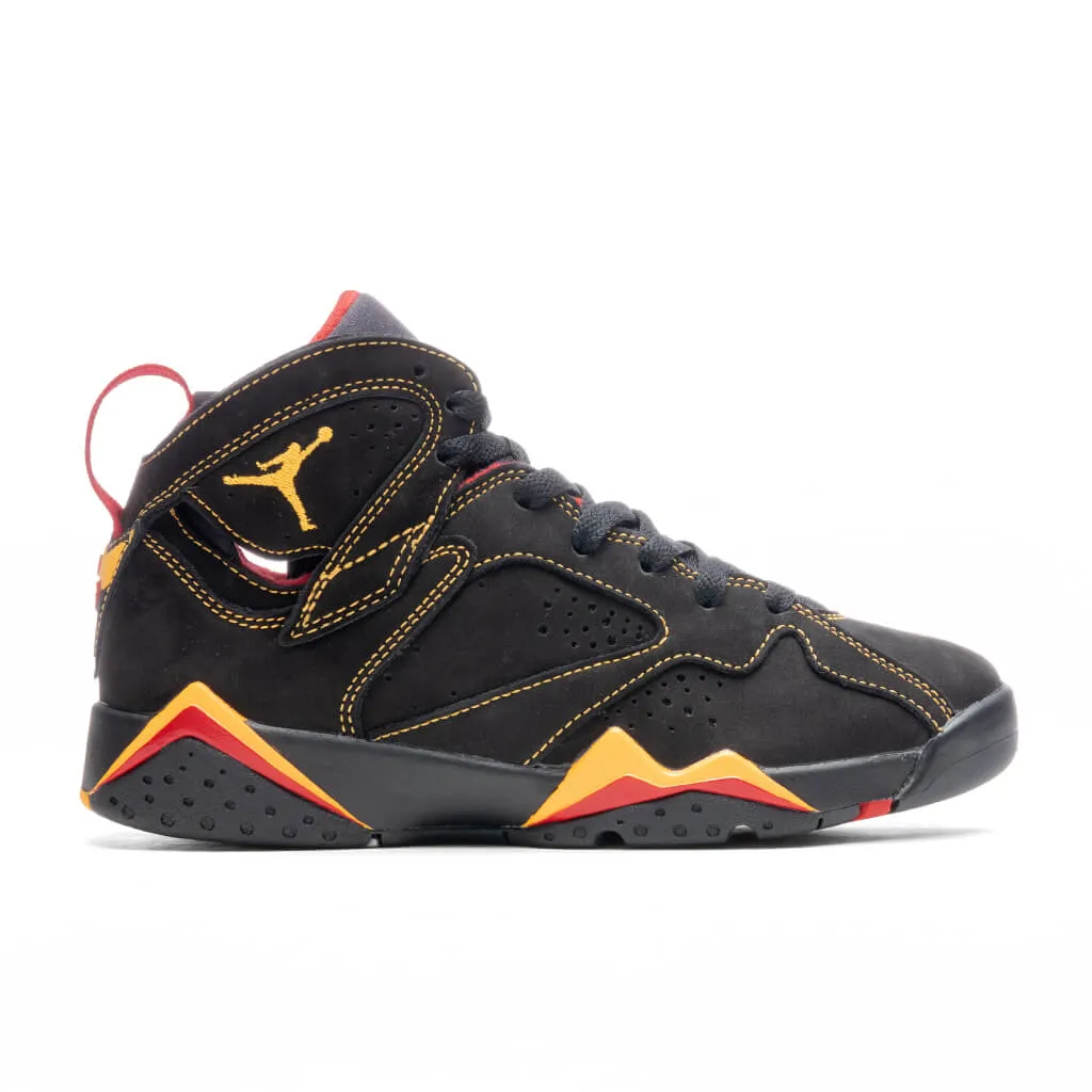 Air Jordan 7 Retro (GS) 'Citrus' - Black/Citrus/Varsity Red