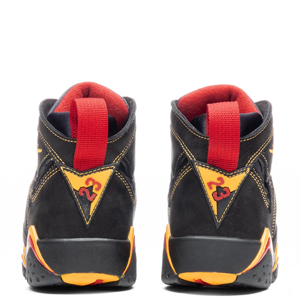 Air Jordan 7 Retro (GS) 'Citrus' - Black/Citrus/Varsity Red