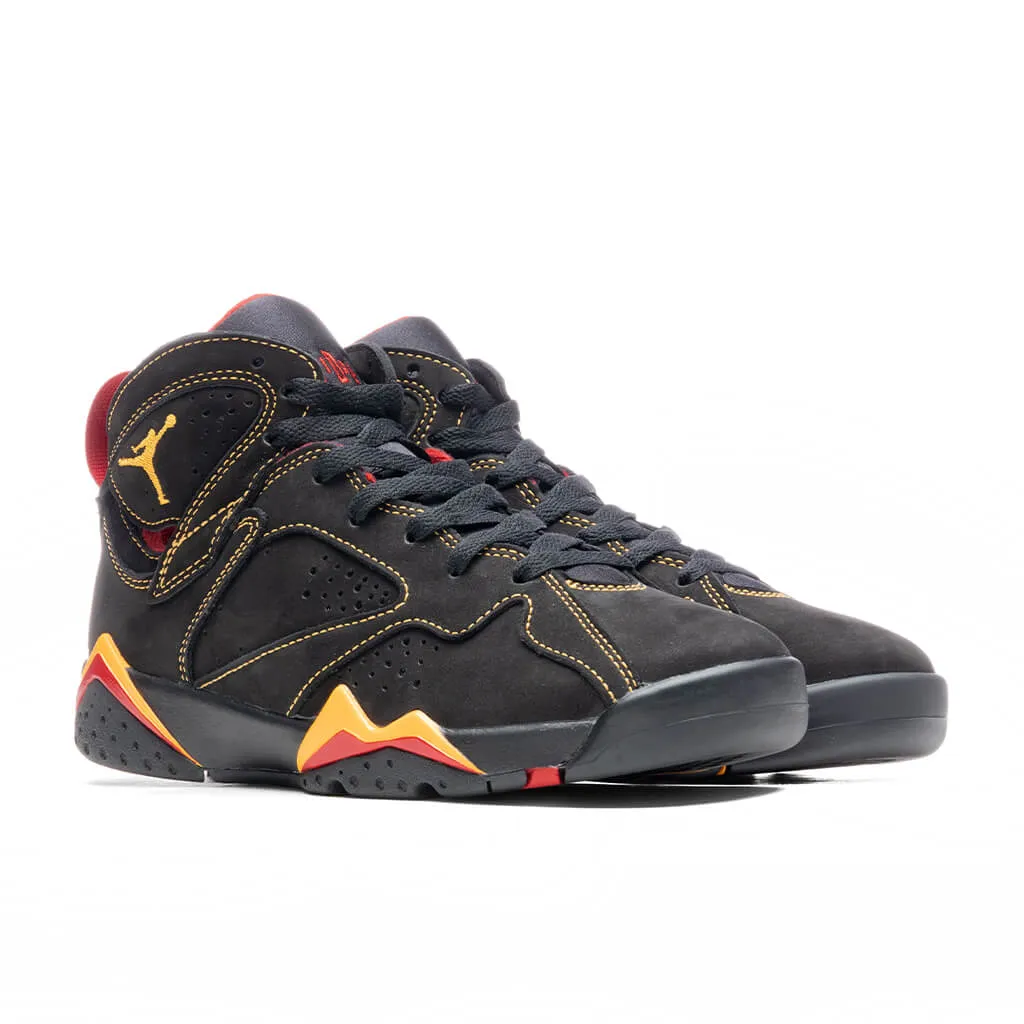 Air Jordan 7 Retro (GS) 'Citrus' - Black/Citrus/Varsity Red