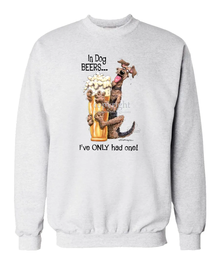 Airedale Terrier - Dog Beers - Sweatshirt