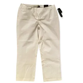 Alfani White Capri Pants Comfort Waist Size 10