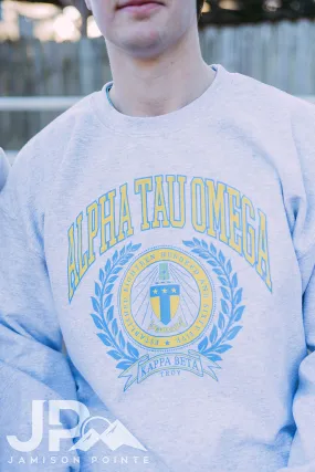 Alpha Tau Omega PR Crest Crewneck