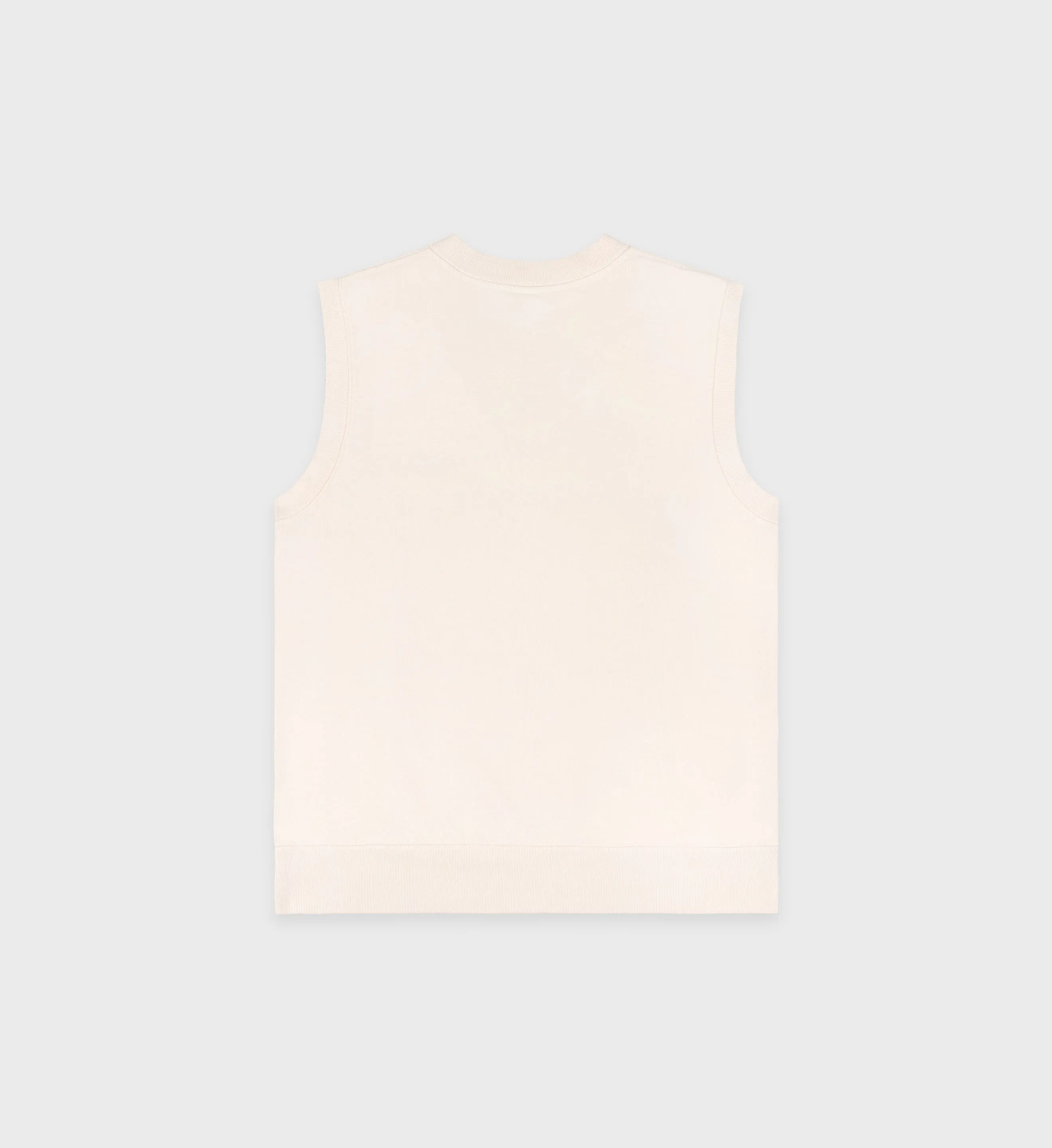 Bardot V-Neck Vest - Cream/Chocolate