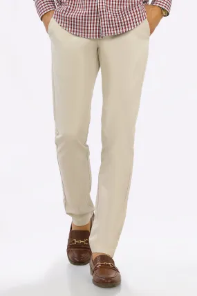 Beige Smart Fit Cotton Chino