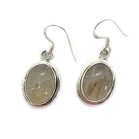 Birch Rutilated Quartz Gypsy Earrings