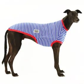 Blue Breton Greyhound Sleeveless Hound-Tee