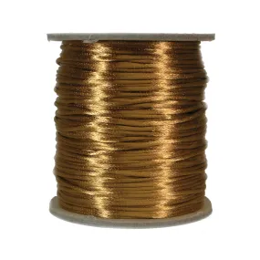 Camel Rattail, 1mm, Size #0, 70 Yard Spool, USA Made, RTCA0