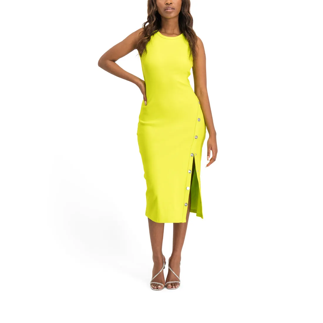 CAMILA CITRONELLA MIDI DRESS