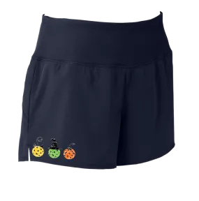 Cat Witch Pumpkin  | Women's Pickleball Shorts