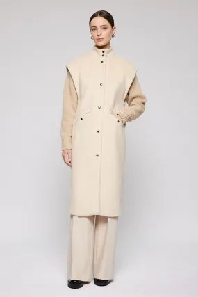 Charlie Sleeveless Long Coat