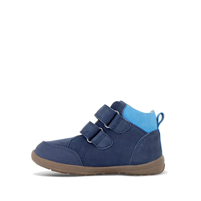 Clarks Kids Max Leather Boot Navy