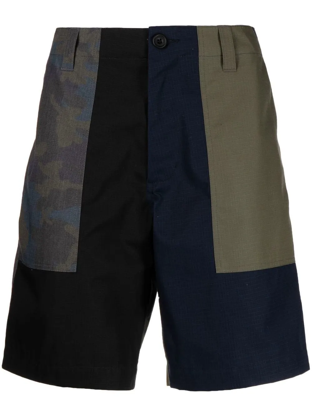 Colour-Block Panel Shorts