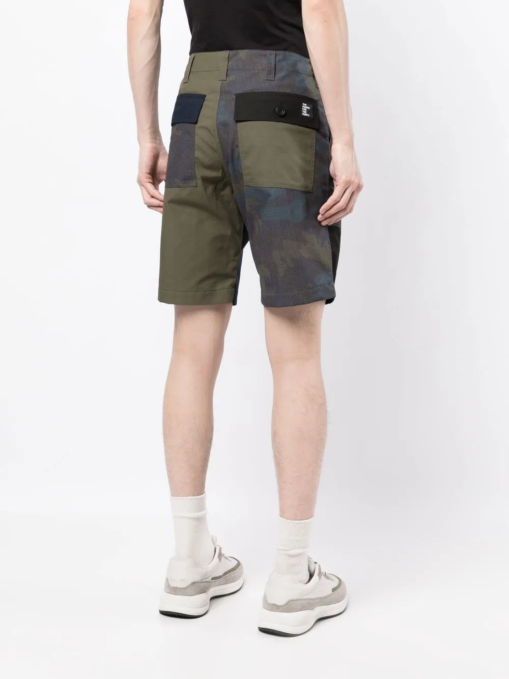 Colour-Block Panel Shorts