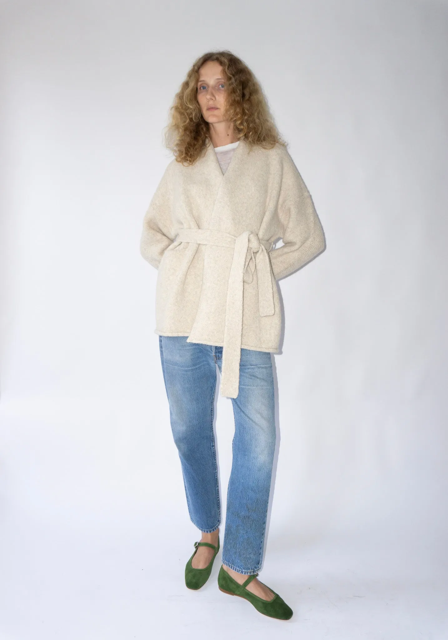 Coto Cardigan in Ecru