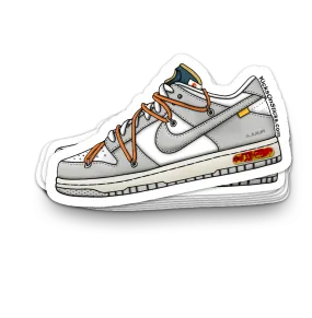 Dunk Low "Off-White Lot 44" Sneaker Sticker