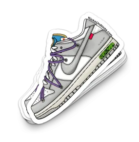 Dunk Low "Off-White Lot 47" Sneaker Sticker