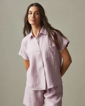 Easy Linen Shirt - Keepsake Lilac