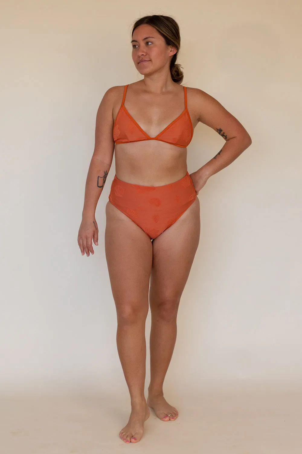 Effortless Swim North Bottom in Terry Cotta