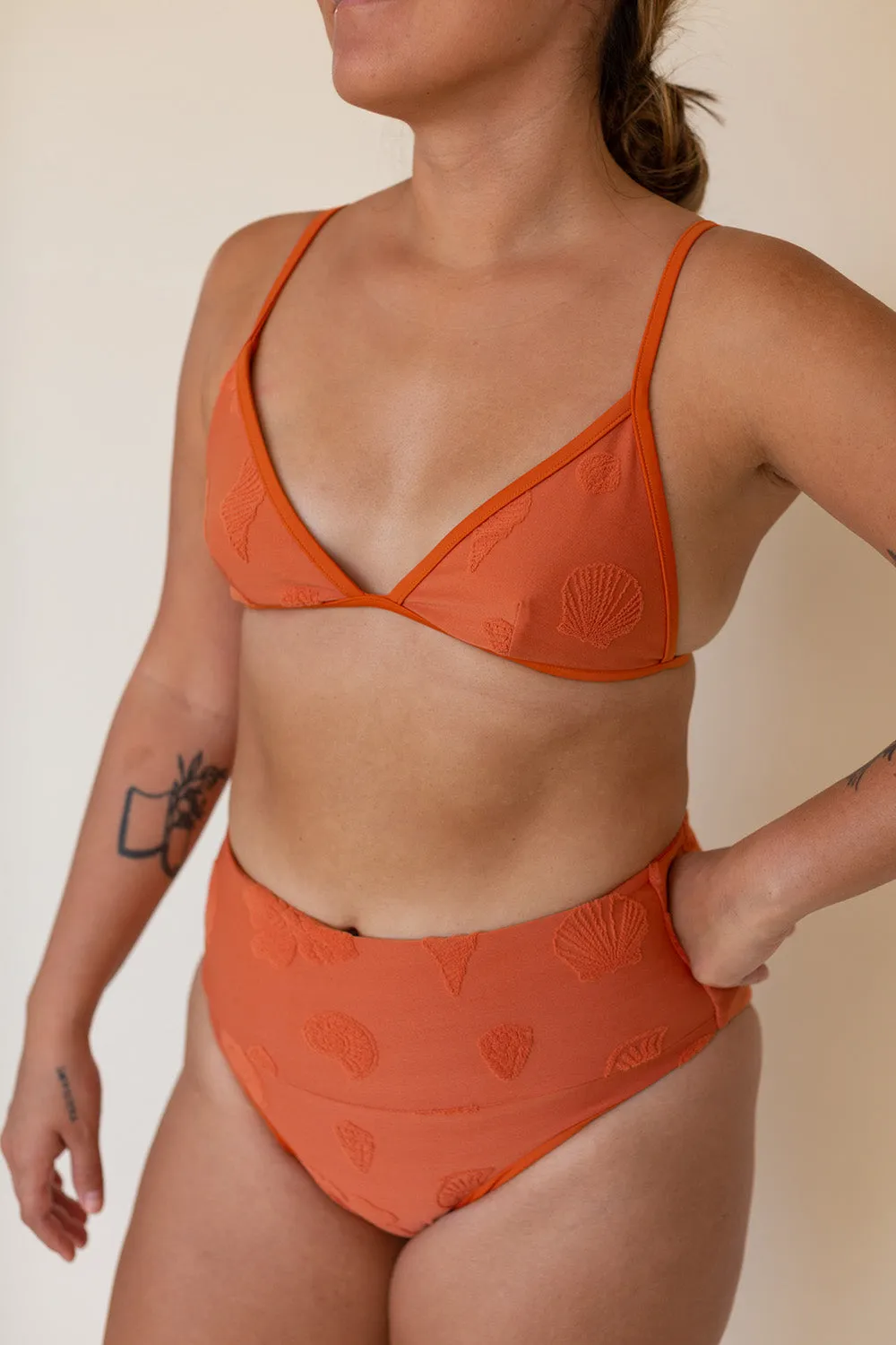 Effortless Swim North Bottom in Terry Cotta