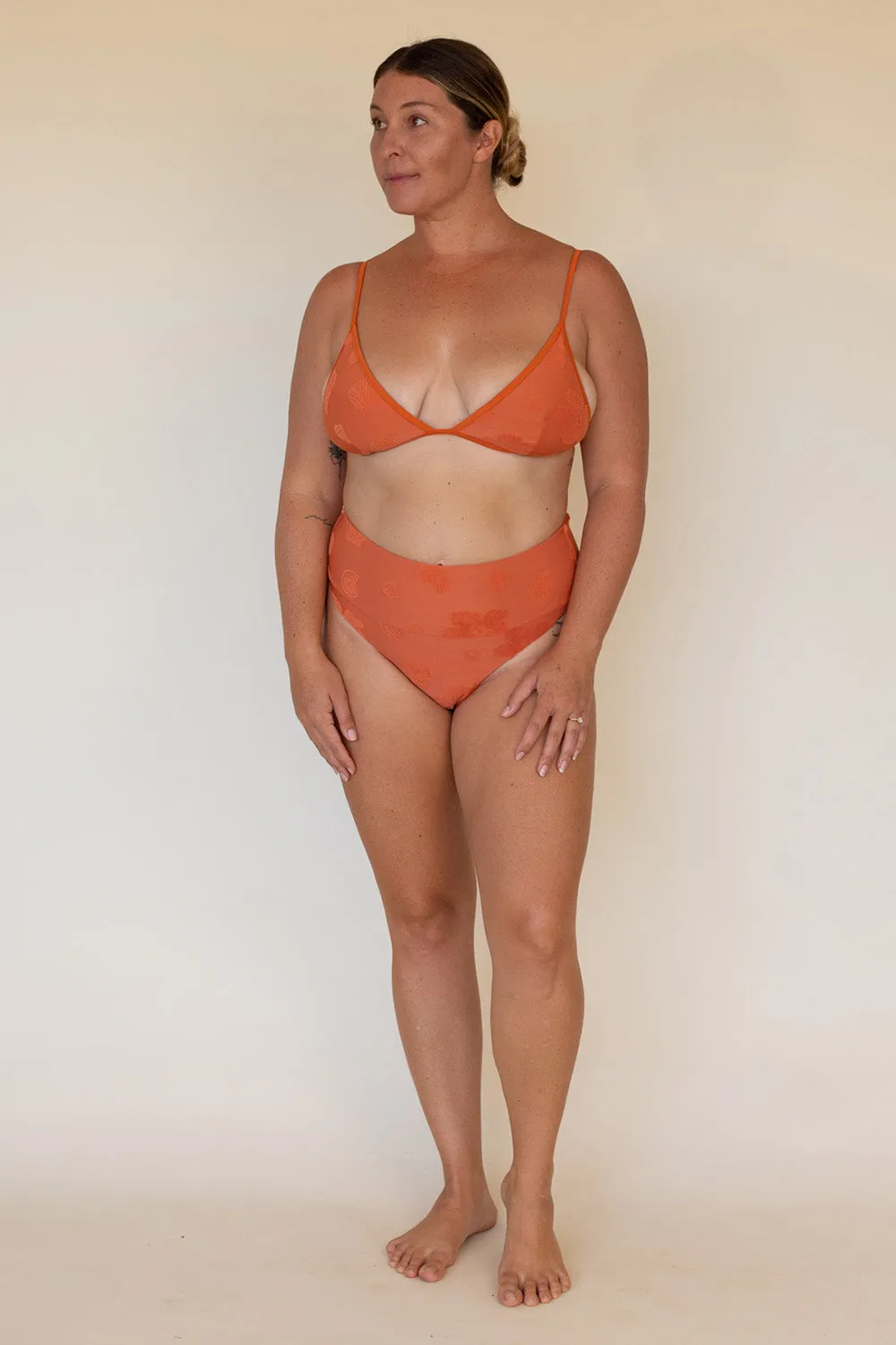 Effortless Swim North Bottom in Terry Cotta