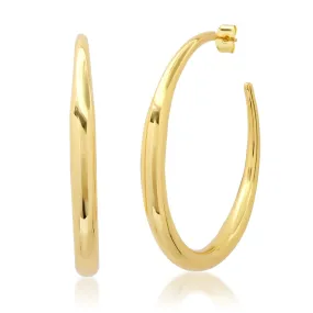 Extra Large Thin to Thick Gold Hoops