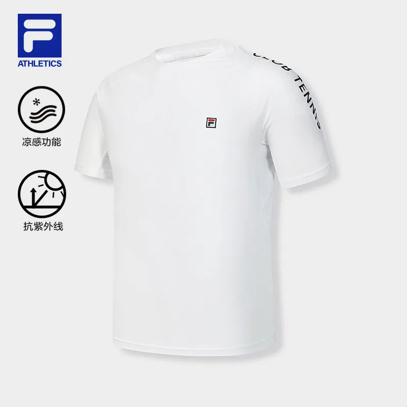 FILA CORE ATHLETICS TENNIS1 ART IN SPORTS Men Short Sleeve T-shirt (White)