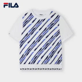 FILA CORE WHITE LINE EMERALD Women Short Sleeve T-shirt in White