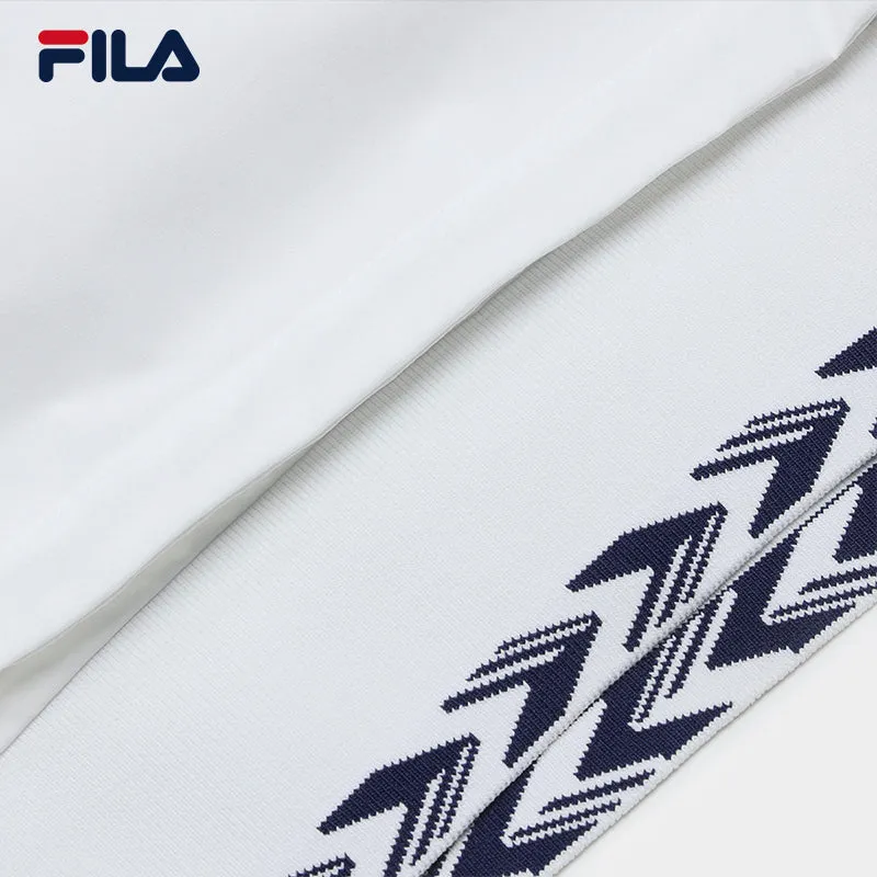 FILA CORE WHITE LINE EMERALD Women Short Sleeve T-shirt in White