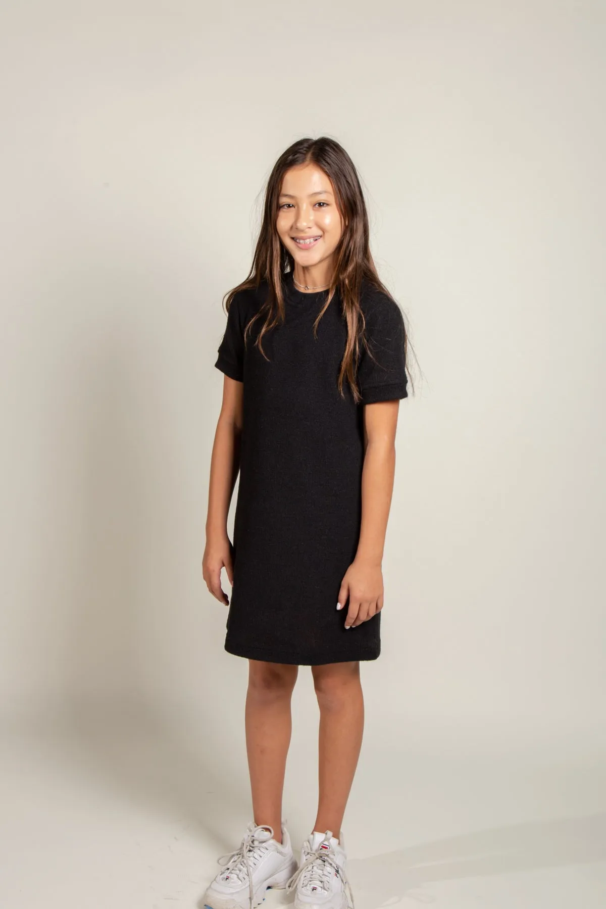 Girl's Soft Knit Dress