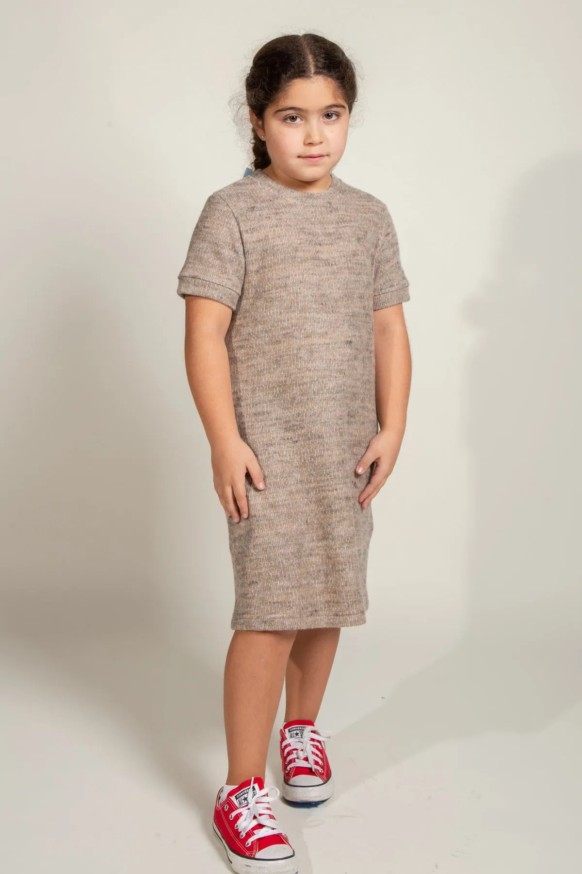 Girl's Soft Knit Dress