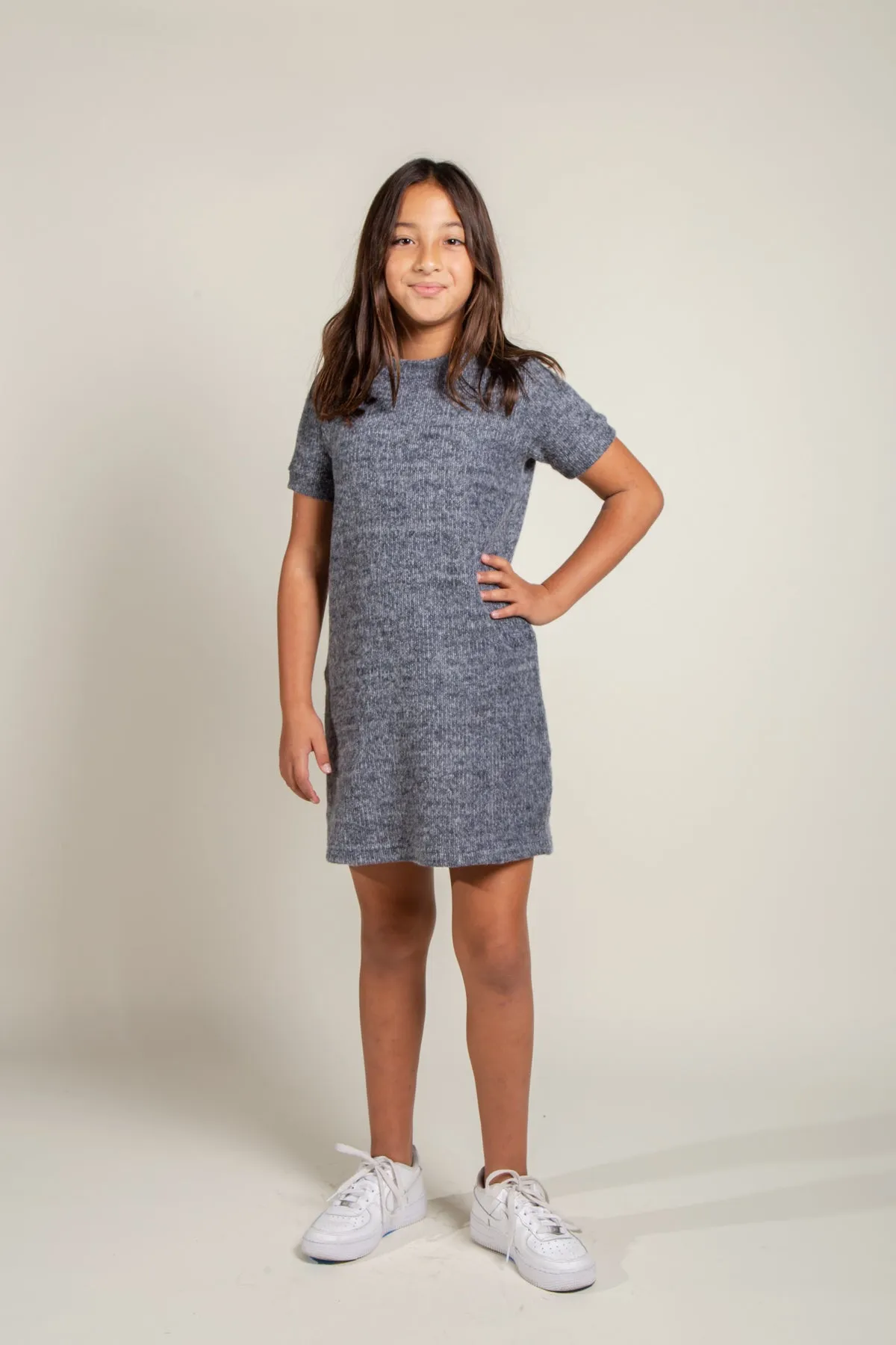 Girl's Soft Knit Dress