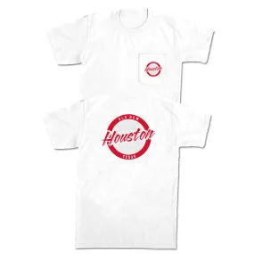 Houston, Texas Circle Logo Pocket Tee