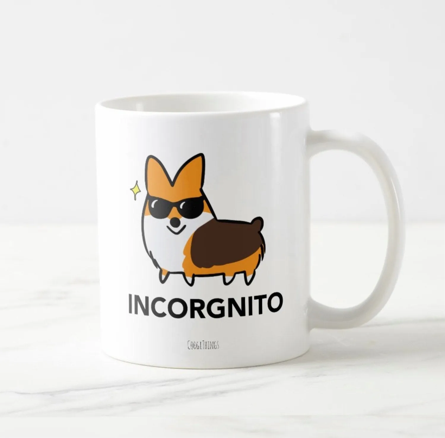 Incorgnito Corgi Mug | 11oz / 15oz