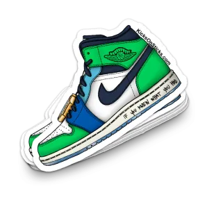 Jordan 1 Mid "Melody" Sneaker Sticker