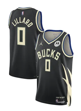 Jordan 2022 Statement Edition Damian Lillard Milwaukee Bucks Swingman Jersey