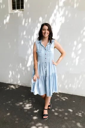 Juniper Chambray Dress