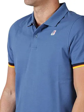 K-way Polo Vincent Contrast Blu Riviera K008J50 379