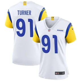 Kobie Turner Los Angeles Rams Nike Women's Alternate Jersey - White