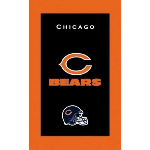 KR Strikeforce NFL on Fire Chicago Bears Bowling Towel