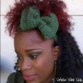 Large Crochet Headband (Pick your color)