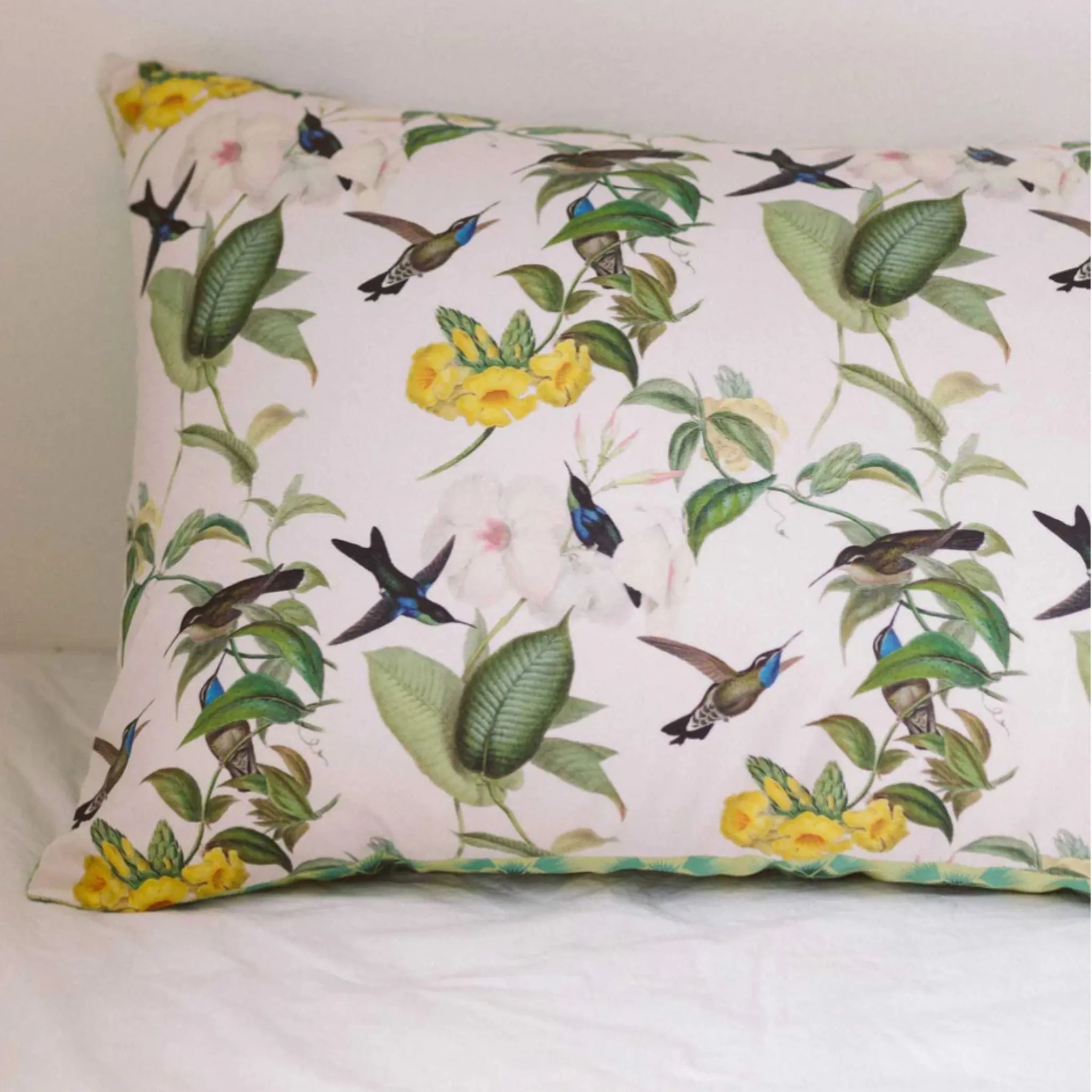 Lazybones Hummingbird Pillowcase Set