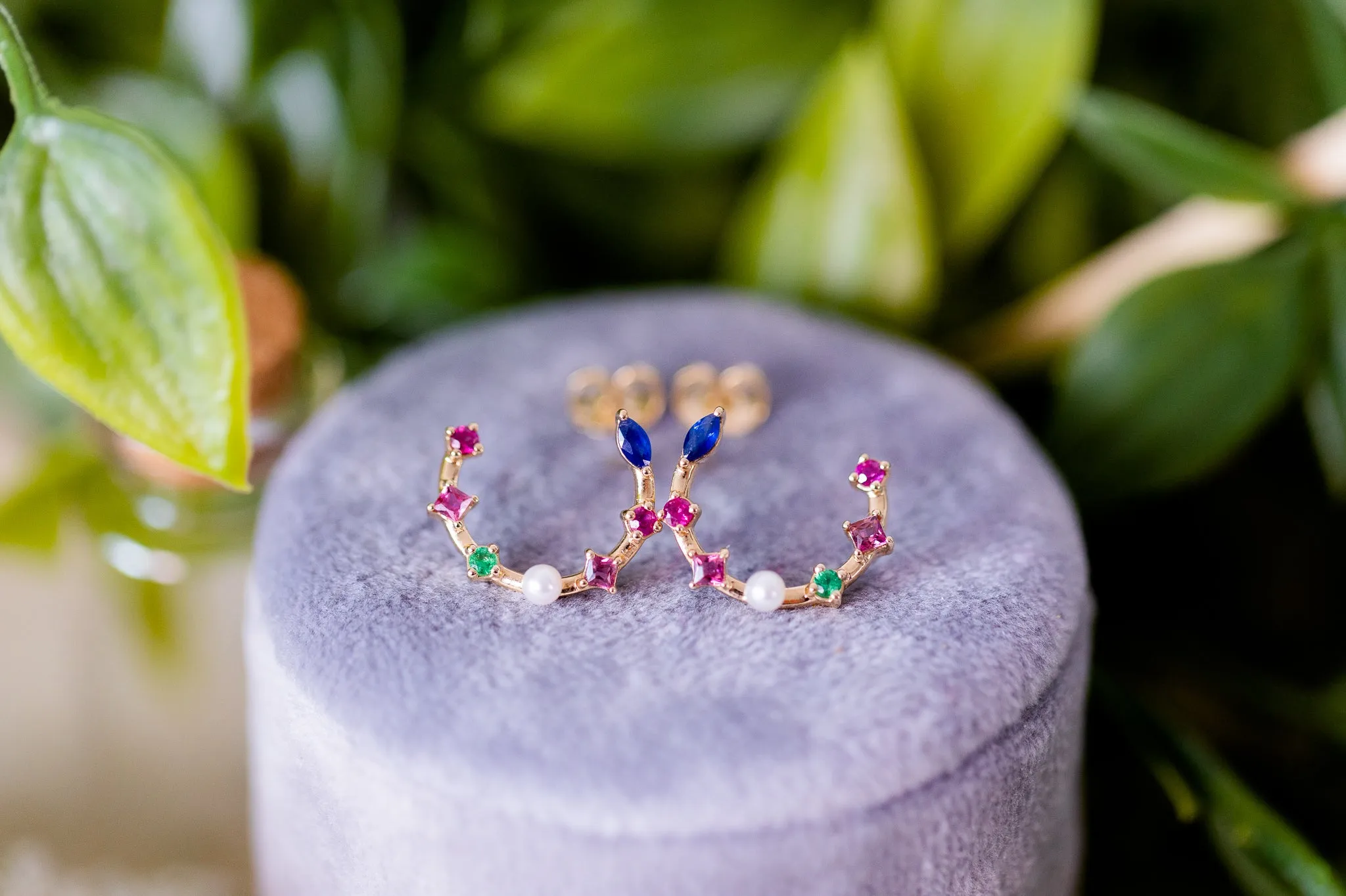 Love In Color Gift Set: 2 Rings & 1 Pair of Earrings