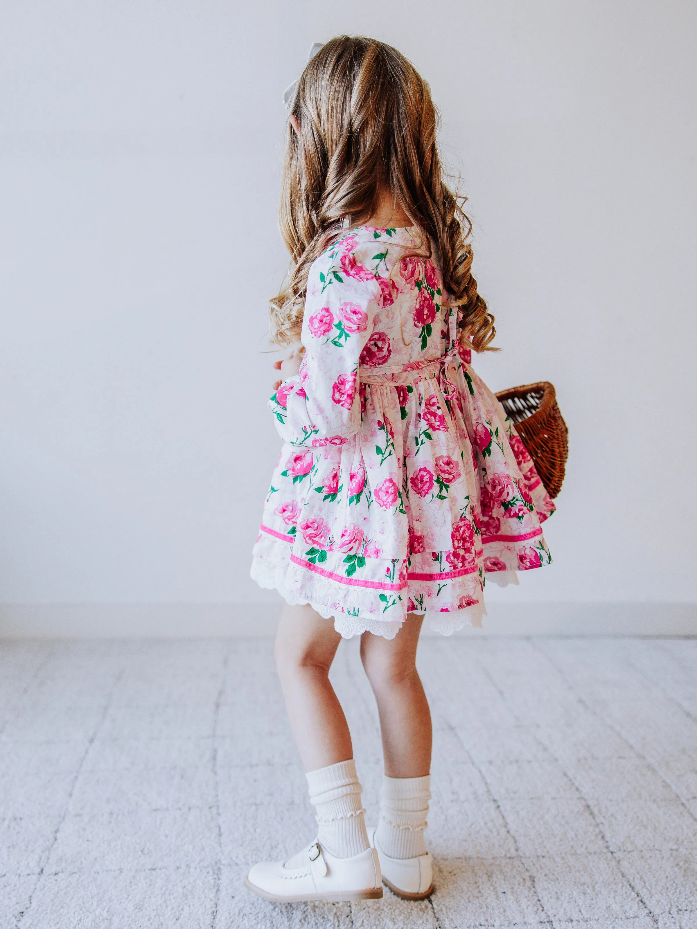 Margo Dress - Raspberry Roses