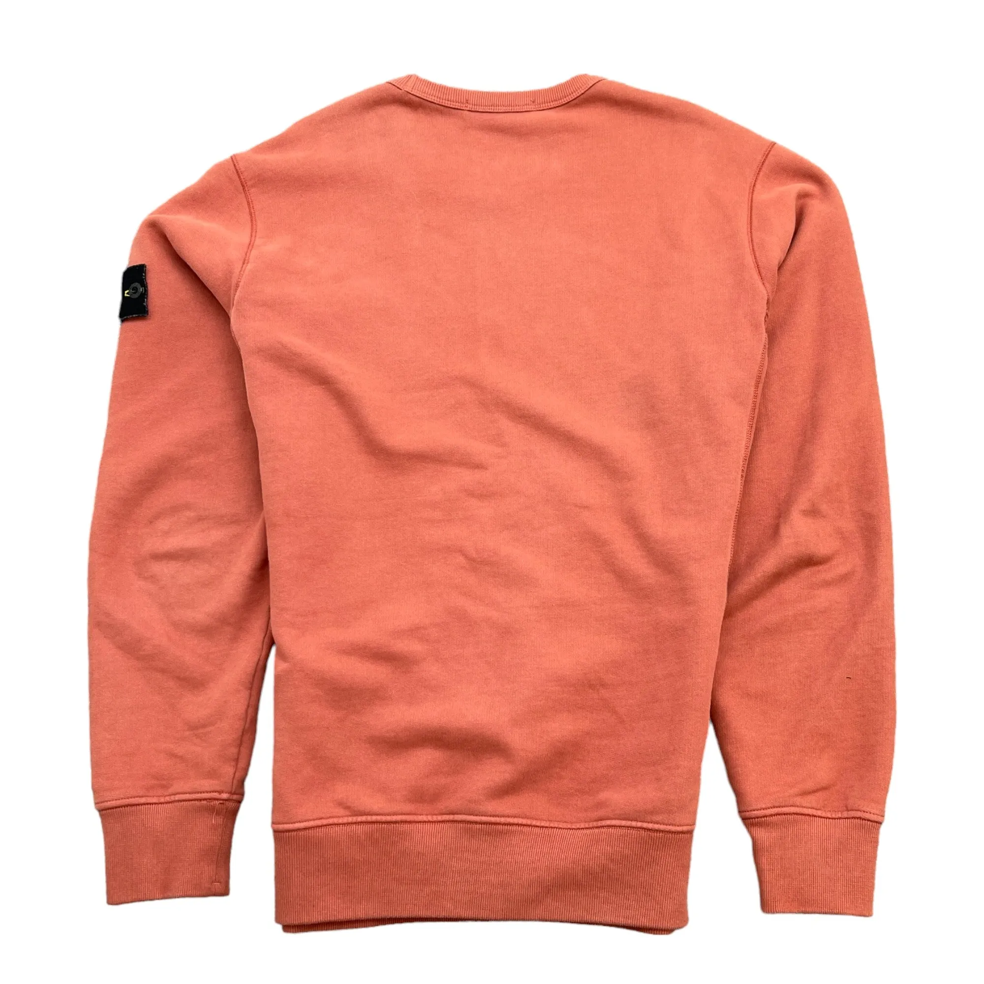 Men's Applique Logo Sweatshirt Orange Size M