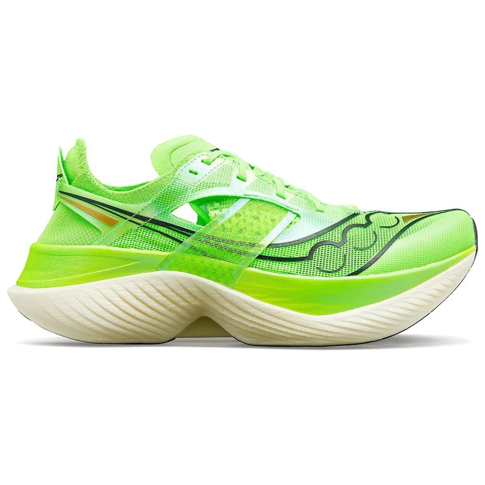 Men's Saucony Endorphin Elite, Slime, 12 D Medium