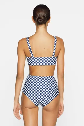 MIKOH Lami Bottom in Checkered Aquarium- Last One