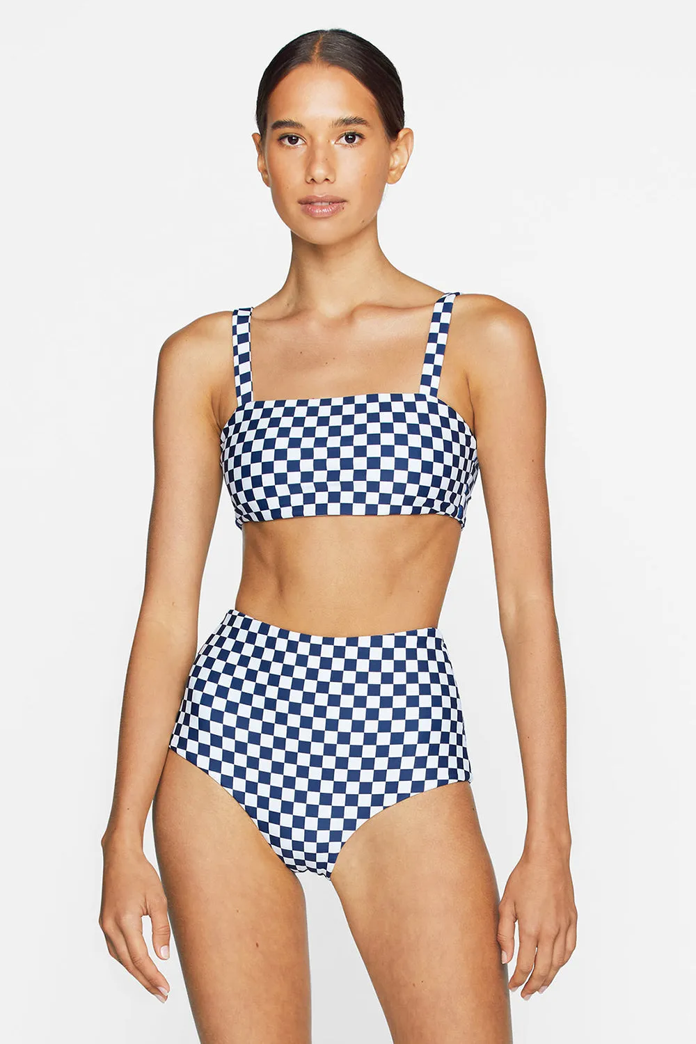 MIKOH Lami Bottom in Checkered Aquarium- Last One